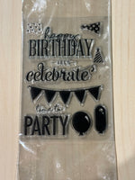 Birthday and Banner stamps