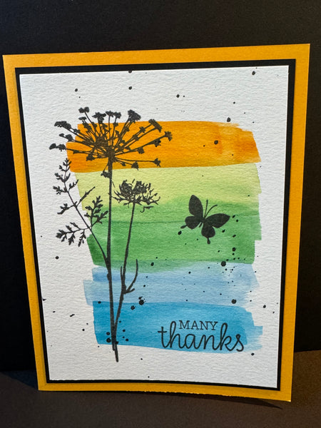 Thanks-Stripes and Splatters