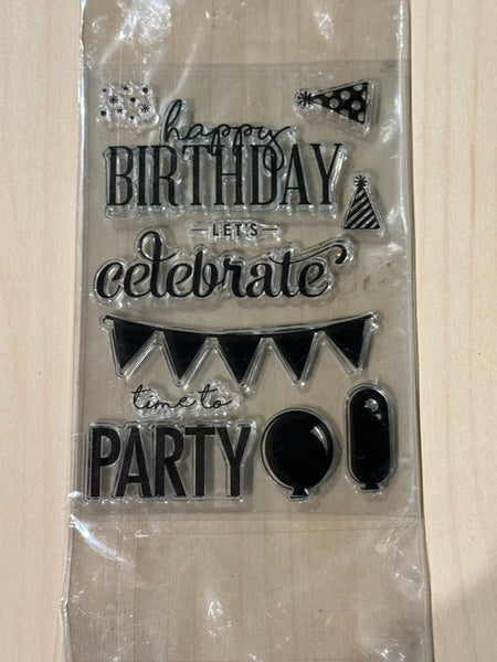 Birthday and Banner stamps