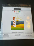 GS-Concord & 9th- Seaside Post Stamps, Dies, Stencil Bundle