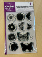 Crafters Companion Butterflies & Blooms stamps