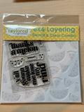 GS-Taylored Expressions Watermelon stencil and stamps