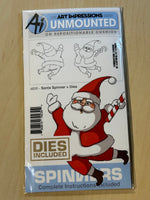 Art Impressions Santa Spinner stamps & dies