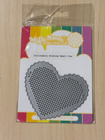 Waffle Flower Stitchable heart die