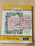 Taylored Expressions Thrill of Hope stamp (NEW)