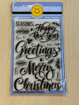 Sunny Studio Seasons Greetings stamps & Dies (NEW)
