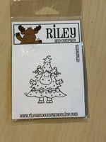 Riley & Co Moose Ornaments stamp