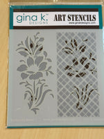 Gina k Bodacious Bloom Layering Stencil (NEW)