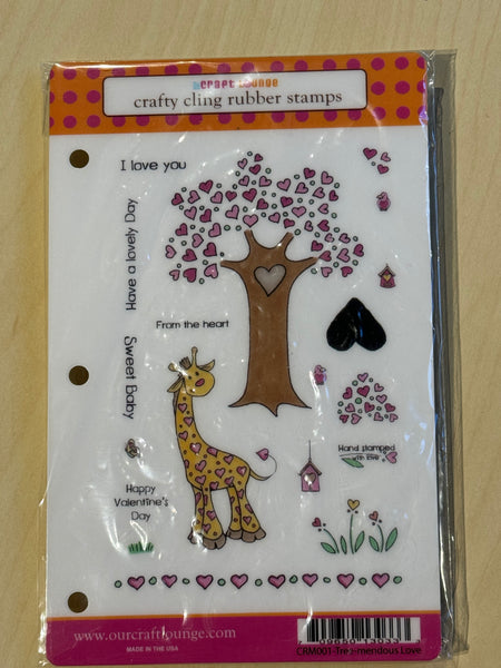 Craft Lounge Tree-Mendous Love stamps