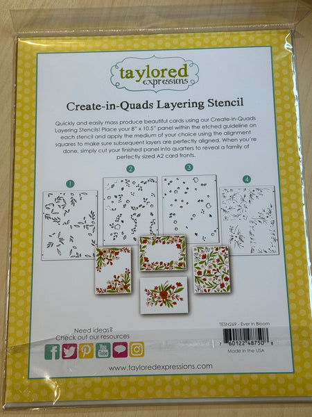Taylored Expressions Create in Quad Ever in Bloom
