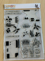 Simon Says stamp Printmaking Plants stamps (NEW)