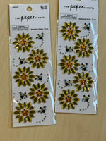 The Paper Studio Bee & flower gems (2 packs)