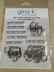 GS-Gina K Fancy Phrases Stamp