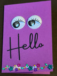 Cards-GE-Googly Eyelash Hello