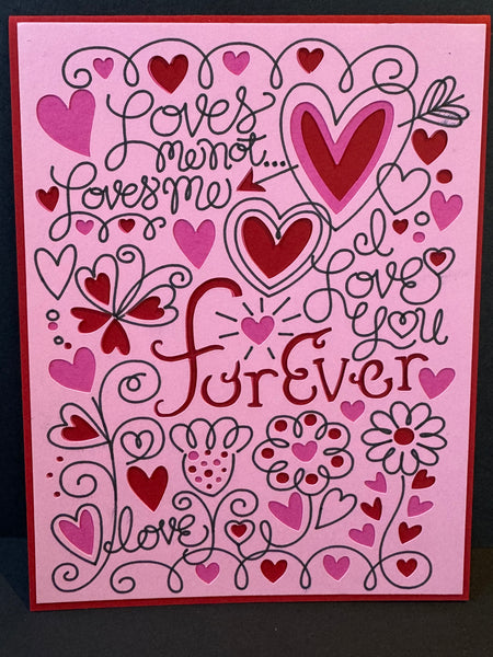 Valentine-Loves me Cutout