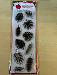 GS-Woodward House Plant Leaves stamp