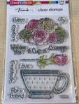GS-Stampendous Pop Rose Teacup stamp