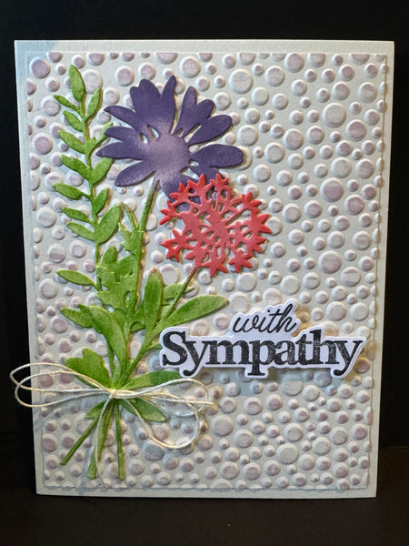 Sympathy-Purple Polka Dots