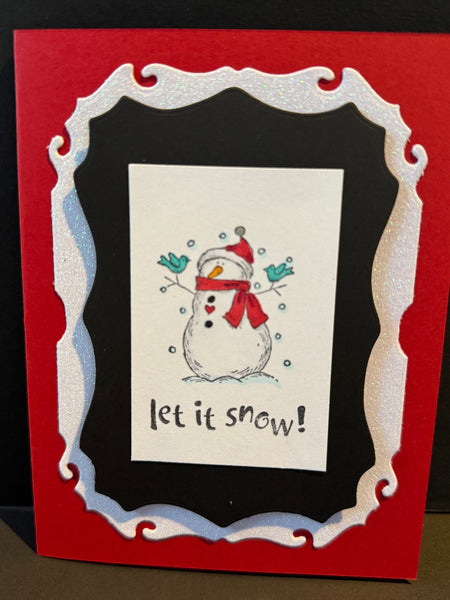 Christmas-Let it Snow Snowman