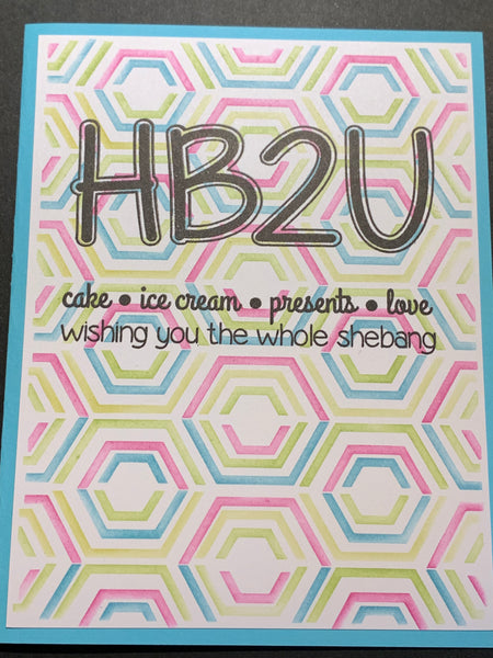 Birthday-TE Hexagon HB2U