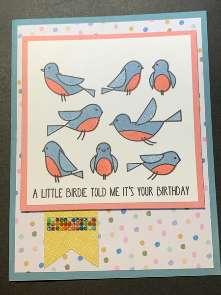Birthday-Little Birdie Bluebirds