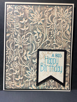 Birthday-Wood Grain Panel