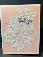 Thanks-Embossed Lily